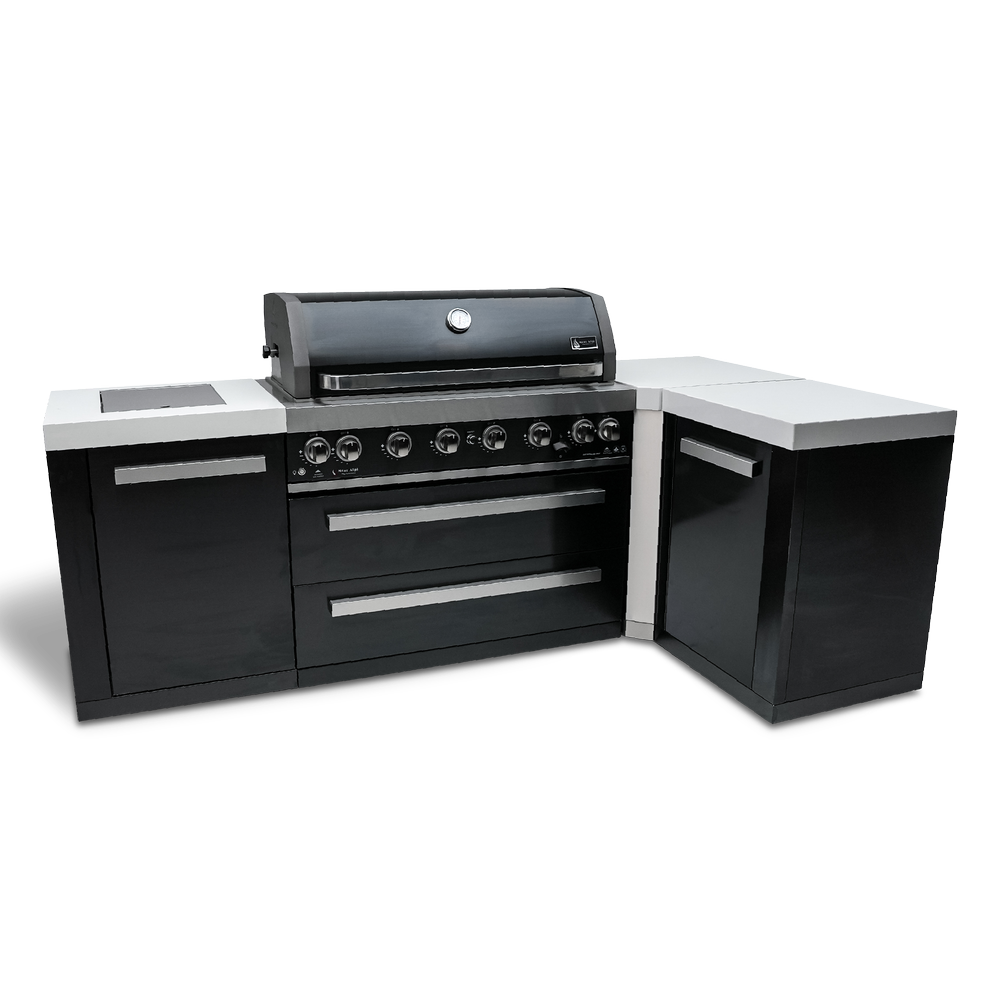 バーベキュー・調理用品 old mountain VINTAGE BLACK SIERRA  SET Mont Alpi 6-Burner Grill Station | MAi805-BSS | Infrared